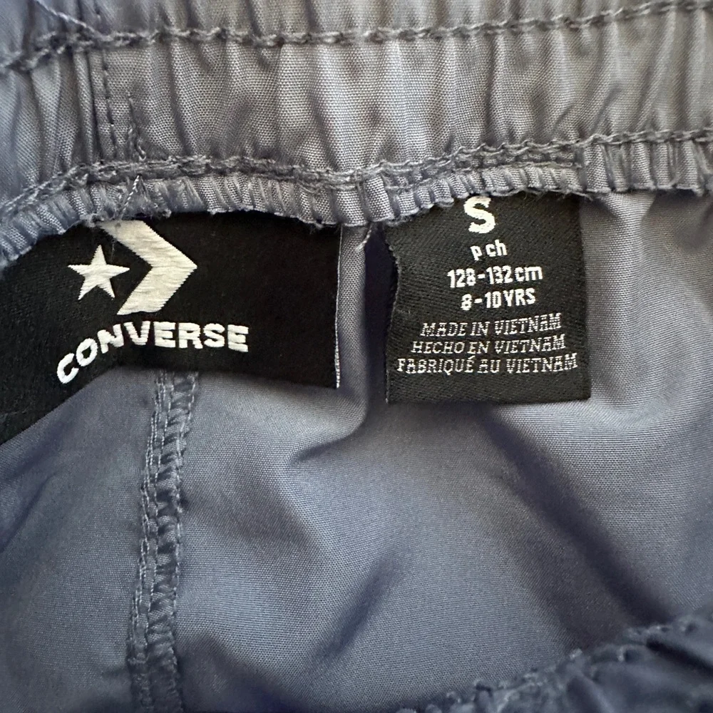 Converse Gray Athletic Shorts with Elastic Waistband